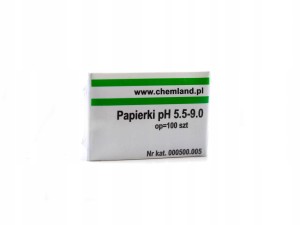 Papierek lakmusowy Chemland pomiar pH 5,5-9 100 szt.