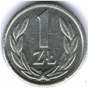 1 złoty 1990 rok mennicza