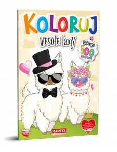 Kolorowanka książeczka Kolekcja Koloruj Wesołe lamy Martel