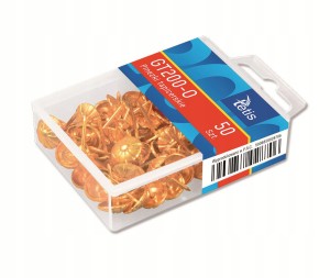 GT200-O PINEZKI TAPICERSKIE ZŁOTE 50 SZT.