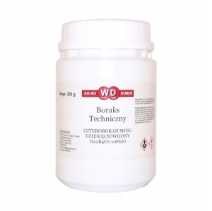 BORAKS TECHNICZNY CZTEROBORAN SODU CZYSTY BORAX 400 G AG-AU DUBER