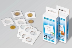HOLDERY NA MONETY LEUCHTTURM 10 SZTUK 27,5 MM NA ZSZYWKI