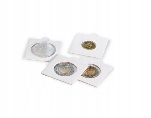 HOLDERY SAMOPRZYLEPNE NA MONETY LEUCHTTURM 10 SZTUK 32,5MM