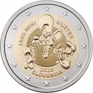 2 euro Słowenia Miki Muster 2025
