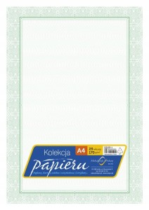 DZ253-1 Arkusze papieru na certyfikat dyplom 25 szt. MIPRO