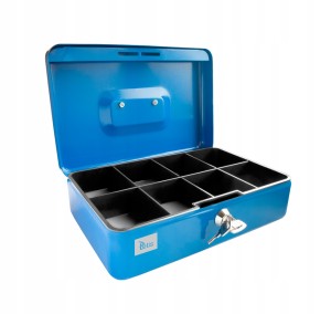 Kasetka metalowa na pieniądze 194x144x75mm Tetis GV008