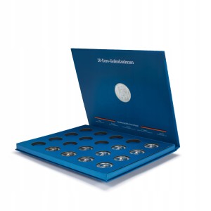 KASETA NA NIEMIECKIE MONETY 20 € EURO AG NA SREBRNE MONETY - LEUCHTTURM