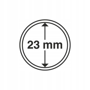 KAPSLE NA MONETY 23 MM 1 SZTUKA DO MONET CAPS - LEUCHTTURM