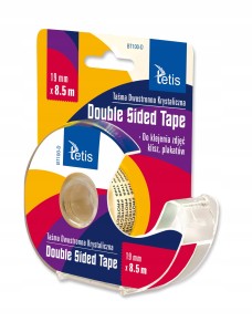 TETIS BT100-D TAŚMA DOUBLE SIDED Z PODAJ 19MMx8.5M