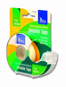 TETIS BT100-B TAŚMA INVISIBLE Z PODAJNIK 19MMx8.5M