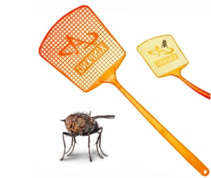 Plastikowa łapka na muchy i komary - długość 42 cm