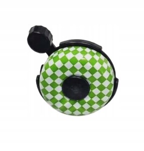 Dzwonek rowerowy aluminiowy - wzór szachownica