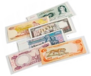 FOLIA OCHRONNA NA POCZTÓWKI BANKNOTY 235x155mm H1235 50 SZTUK
