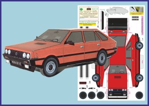 MODEL KARTONOWY Polonez Akwarium _ Extra Model