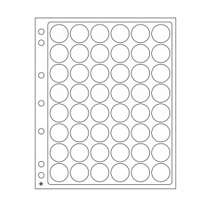 KARTA STRONA DO MONET ENCAP NA 48 MONET 22,2 i 23 mm 2 SZTUKI LEUCHTTURM