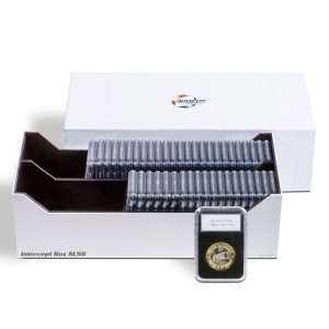 ELEGANCKIE PUDEŁKO ETUI INTERCEPT BOX NA 50 SLABÓW NA SLABY LEUCHTTURM
