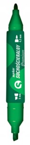 TETIS Marker suchościeralny KM504-Z2 ZIELONY