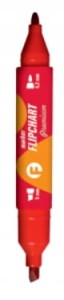 TETIS Marker Flipchart KM503-C2 CZERWONY PREMIUM
