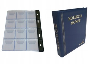 ALBUM KLASER NA MONETY NA 66 DUŻYCH MONET NUMIZMATYK OKAZJA