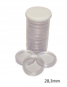 KAPSLE W TUBACH TUBY 28,3 MM 10 SZT OKAZJA