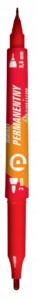 TETIS Marker permanentny KM501-C2 CZERWONY PREMIUM