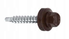 WKRĘTY FARMERSKIE 4,8x35mm RAL 8017 FARMERY 250 SZTUK SAMOWIERCĄCE KLIMAS
