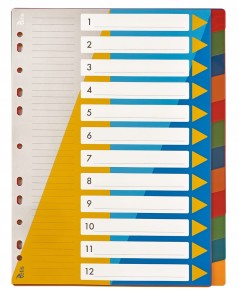 TETIS PRZEKŁADKI NUMERYCZNE 1-10 PP A4 BP630-12