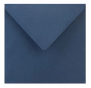 Koperta ozdobna kwadrat 15,5x15,5cm niebieska 1szt