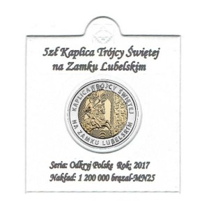 KAPLICA TRÓJCY ŚWIĘTEJ 5 ZŁ 2017 + HOLDER + OPIS