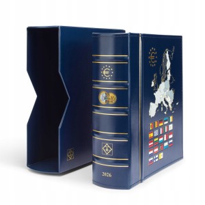 ALBUM KLASER VISTA NA MONETY OBIEGOWE EURO 2026 Z FUTERAŁEM LEUCHTTURM