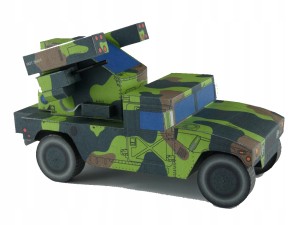 MODEL KARTONOWY SYSTEM PRZECIWLOTNICZY EXTRA MODEL