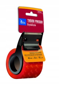 TETIS TAŚMA PAKOWA KRYSTALICZNA ZE ZRYWACZEM 48x25