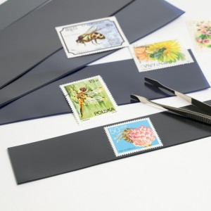 HAWIDY NA ZNACZKI CZARNE LEUCHTTURM 297x210mm 5 SZTUK BLOKI NA ZNACZKI