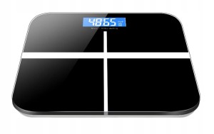 WAGA ŁAZIENKOWA SZKLANA ELEKTRONICZNA SLIM LCD 180kg
