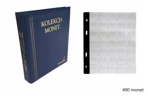 ALBUM KLASER NA MONETY NA 490 MONET NUMIZMATYK OKAZJA