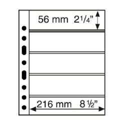 KARTA STRONA LEUCHTTURM OPTIMA GRANDE 5 S CZARNA 5 SZTUK