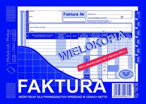 100-3E A5 80 kartek Faktura