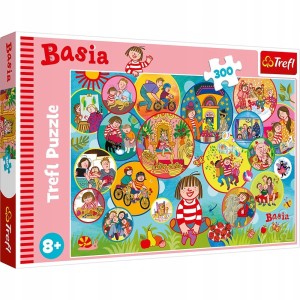 Trefl Puzzle Wesoły dzień Basi 300 Elementów dla dzieci 8+