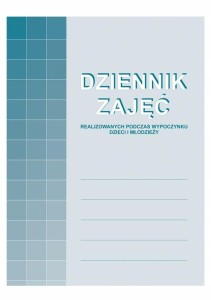 A-150-1 Dziennik zajęć realizowanych podczas wypoczynku dzieci i młodzieży