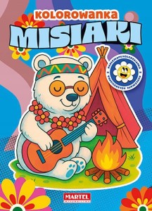 Książeczka Kolorowanka z naklejkami Misiaki Martel