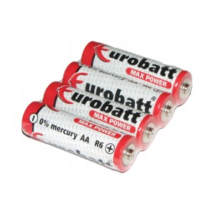 Baterie R6 AA Max Power Shrink R06-SP4 EUROBATT 4szt