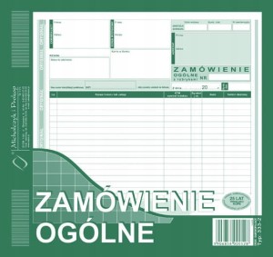 333-2 2/3 A4 80 kartek Zamówienie ogólne