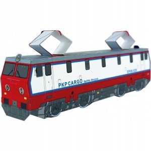 MODEL KARTONOWY LOKOMOTYWA ELEKTRYCZNA EP09 PKP CARGO 1:87 Extra Model