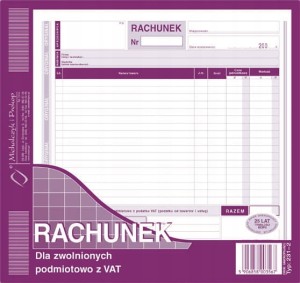 231-2 2/3 A4 80 kartek Rachunek