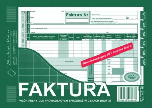143-3E A5 80 kartek Faktura