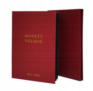 ALBUM NA MONETY OBIEGOWE 2021 - 2023 FISCHER ALBUM + FUTERAŁ