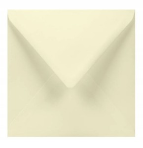 Koperty ozdobne kwadrat 15,5x15,5cm ecru 10 sztuk Koperta ozdobna kwadrat