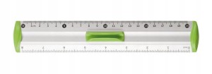TETIS LINIJKA ALUMINIOWA 20CM BL040-ZB ZIELONA