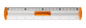 TETIS LINIJKA ALUMINIOWA 20CM BL040-NB POMARAŃCZOW