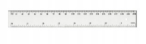 TETIS LINIJKA 20CM PLASTIKOWA BL002-B